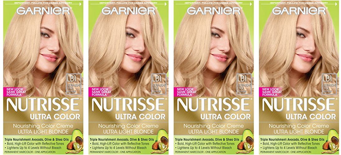 Garnier Nutrisse Ultra Color Nourishing Permanent Hair Color Cream, DN1 Light Cool Denim (Pack of 2) Blue Hair Dye - wide 10