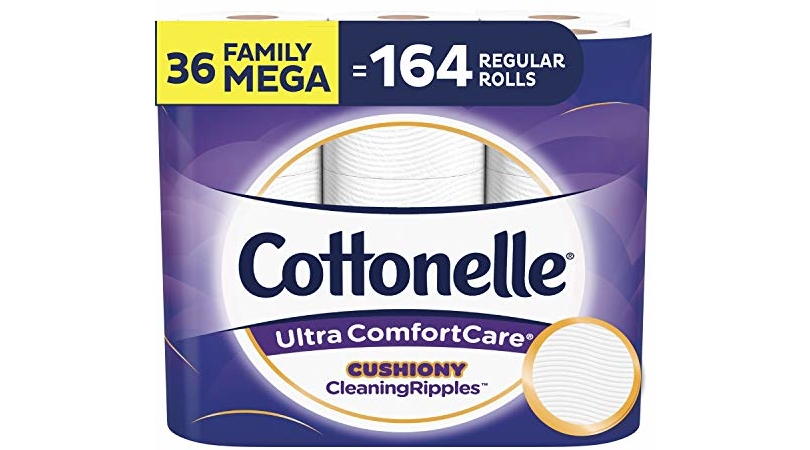 Cottonelle Ultra ComfortCare Toilet Paper Soft Biodegradable Bath Tissue