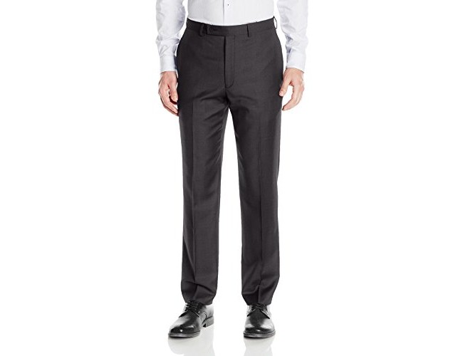 Calvin Klein Men's Modern Fit Flat Front Suit Separate Pant, Black, 38 X 32 $35.00 (reg. $175.00)