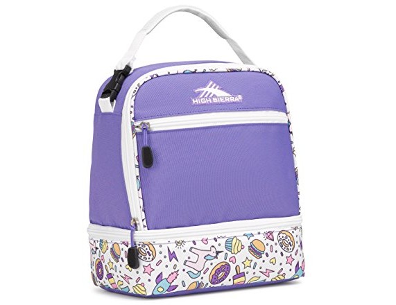 High Sierra 74714-5839 Stacked Compartment- Lavender/Sweet Cakes/White $13.48 (reg. $15.99)