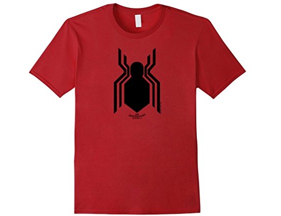 Mens Marvel Spider-Man Homecoming Official Logo Graphic T-Shirt Medium Cranberry $15.99 (reg. $19.99)