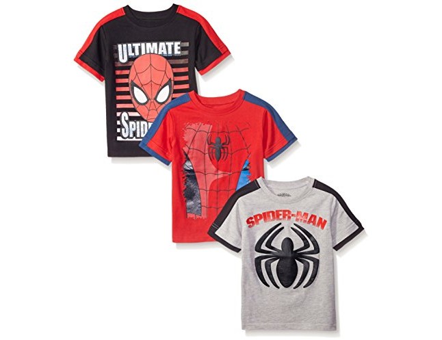 Marvel Little Boys' 3 Pack Spiderman T-Shirts, Multi, 6 $14.00 (reg. $17.99)