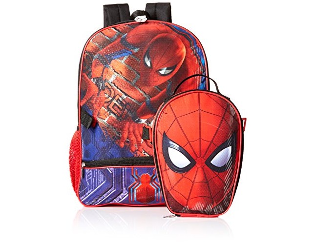 Marvel Boys' Spiderman Backpack with Shaped Lunch, Red $12.99 (reg. $29.99)