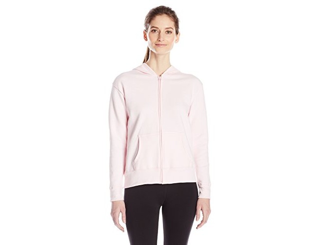 Hanes Women's Full Zip Hood, Pale Pink, x Large $6.12 (reg. $13.00)
