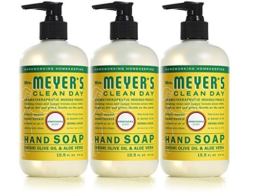 Mrs. Meyer's Liquid Hand Soap, Honeysuckle, 12.5 Fluid Ounce (Pack of 3) $10.26 (reg. $11.97)