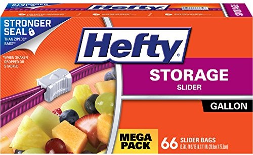 Hefty Slider Storage Bags (Gallon, 66 Count) $7.01 (reg. $9.67)
