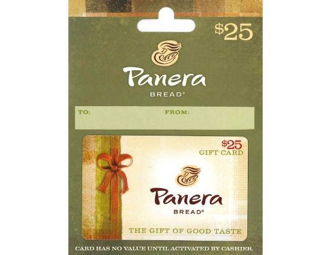 Panera Bread Gift Card $25 $25.00
