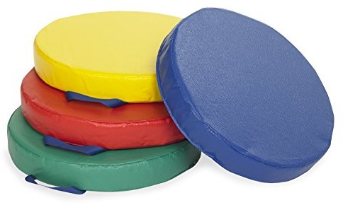 ECR4Kids Softzone Carry Me Floor Cushions for Flexible Classroom Seating, 3\