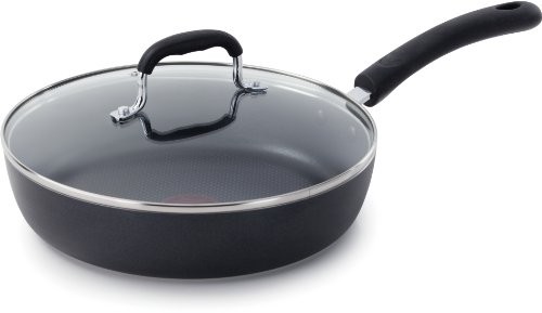 T-fal E93897 Professional Total Nonstick Thermo-Spot Heat Indicator Fry Pan with Glass Lid Cookware, 10-Inch, Black $0.00 (reg. $34.99)