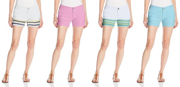 Columbia Women's Solar Fade Shorts, Collegiate Navy Stripe, Size 14 x 4