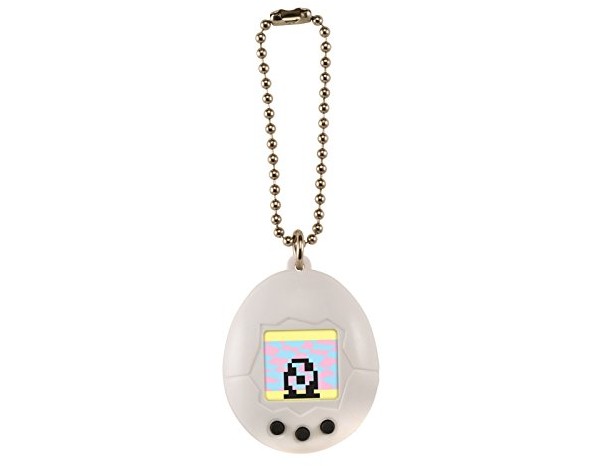 Tamagotchi Toy on a Chain with One Cr2303 Battery Electronic Game (2 Piece), White $0.00