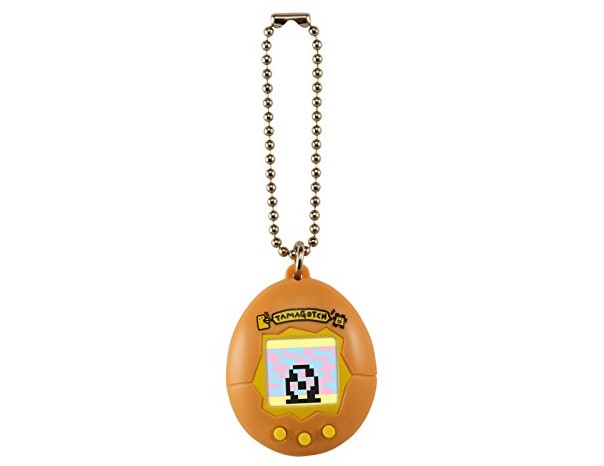 Tamagotchi Toy on a Chain with One Cr2303 Battery Electronic Game (2 Piece), Orange $0.00
