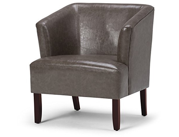 Simpli Home Longford Tub Chair, Elephant Grey $166.97 (reg. $228.95)