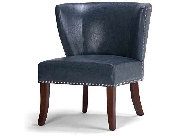 Simpli Home Jamestown Accent Chair, Denim Blue $170.53 (reg. $213.21)