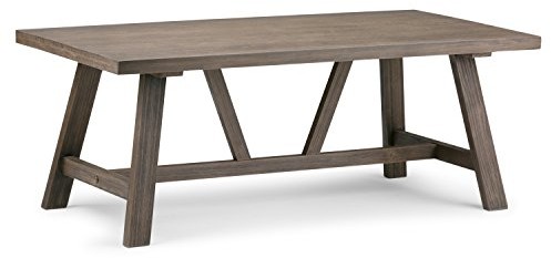 Simpli Home Dylan Coffee Table, Driftwood $140.24 (reg. $431.76)