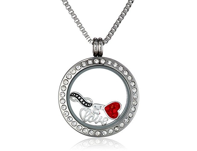 Charmed Lockets Infinite Love Pendant Necklace with \