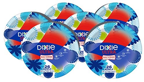 Dixie Ultra Paper Bowls, 20 Ounces, 156 Count (6 Packs of 26 Bowls) $12.99 (reg. $16.66)