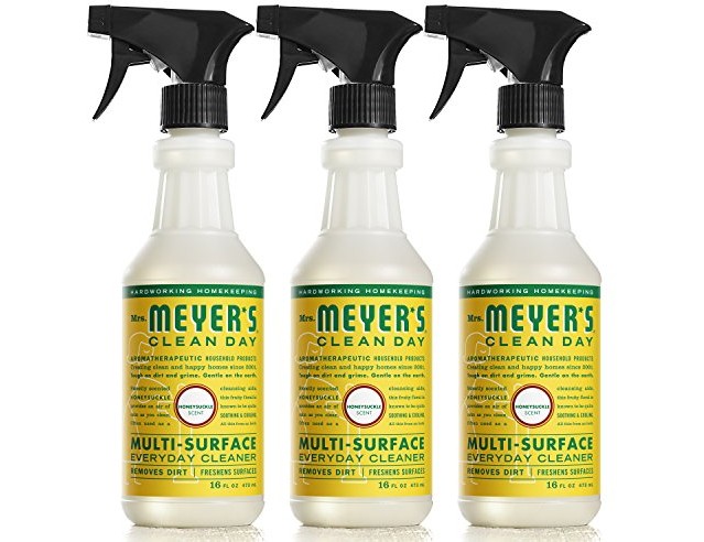 Mrs. Meyer's Multi-Surface Everyday Cleaner, Honeysuckle, 16 Fluid Ounce (Pack of 3) $7.99 (reg. $11.97)