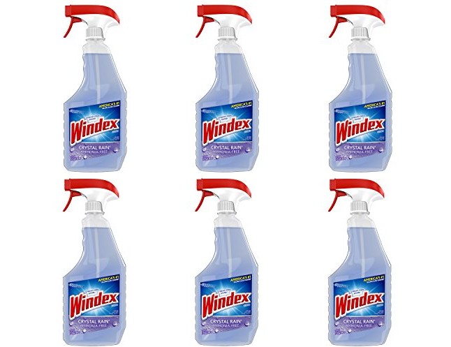 Windex Crystal Rain Glass Cleaner, 23 Ounce (Pack of 6) $13.99 (reg. $17.94)