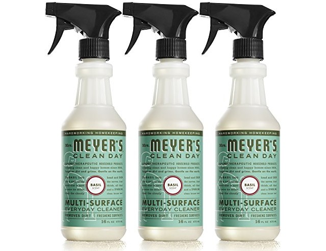 Mrs. Meyer's Multi-Surface Everyday Cleaner, Basil, 16 Fluid Ounce (Pack of 3) $6.99 (reg. $11.97)