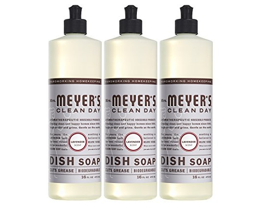MRS MEYERS Liquid Dish Soap, Lavender, 16 Fluid Ounce (Pack of 3) $7.99 (reg. $11.97)