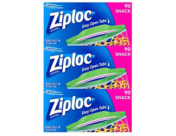 Ziploc Snack Bags, 270 Count $6.75 (reg. $11.40)
