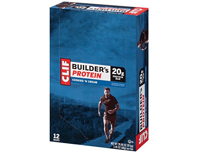 CLIF BUILDER'S - Protein Bar - Cookies and Cream - (2.4 Ounce Bar, 12 Count) $12.34 (reg. $16.82)