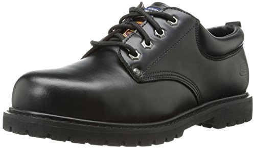 Skechers for Work Men's Cottonwood-Cropper Steel Toed Work Boot, Black Leather $39.89 (reg. $56.70)