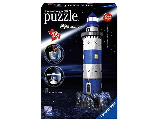 Ravensburger Lighthouse - Night Edition - 3D Puzzle (216-Piece) $18.99 (reg. $36.99)