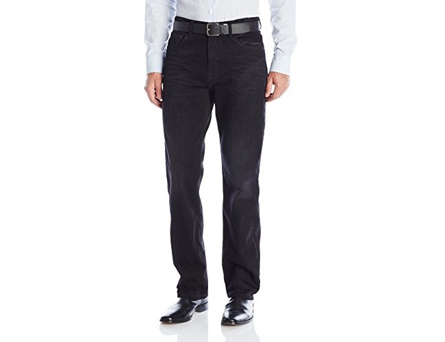 Calvin Klein Jeans Men's Relaxed Straight Leg Jean, Worn In Black, 30 x 30 $15.50 (reg. $48.99)