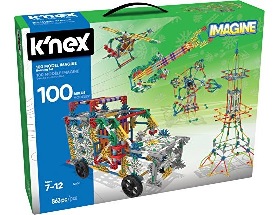 K’NEX 100 Model Building Set – 863 Pieces – Ages 7+ Engineering Educational Toy $25.99 (reg. $49.99)
