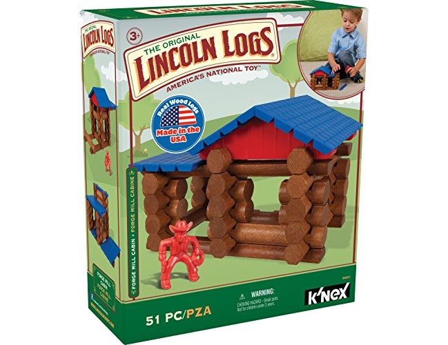 LINCOLN LOGS – Forge Mill Cabin – 51 Pieces – Ages 3+ – Preschool Educational Toy $12.73 (reg. $19.99)