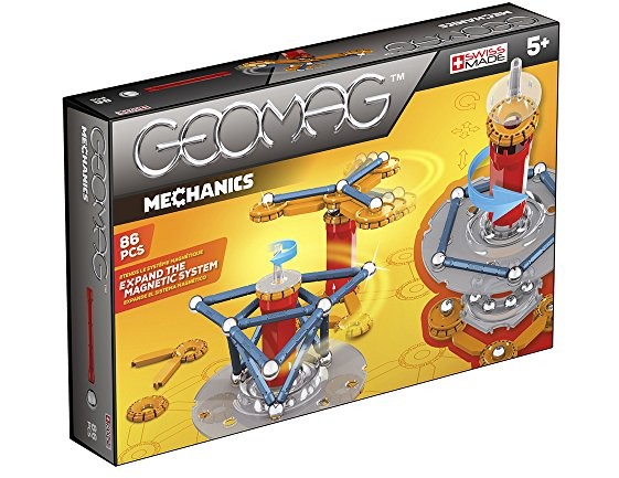 Geomag 86-Piece Mechanics Construction Set – Mentally Stimulating for Children and Adults – Safe and Construction – For Ages 5 and Up $31.49 (reg. $49.99)