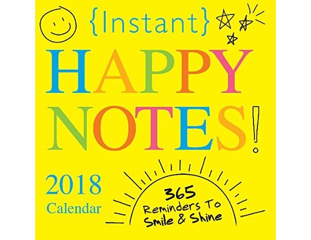 2018 Instant Happy Notes Boxed Calendar: 365 Reminders to Smile and Shine! $7.49 (reg. $14.99)