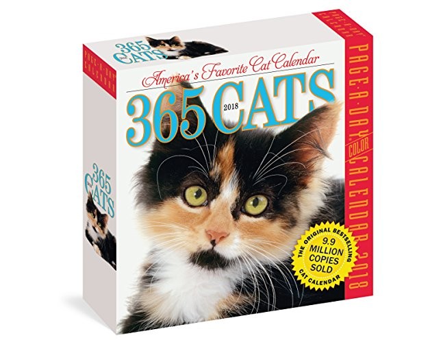 365 Cats Page-A-Day Calendar 2018 $7.49 (reg. $14.99)