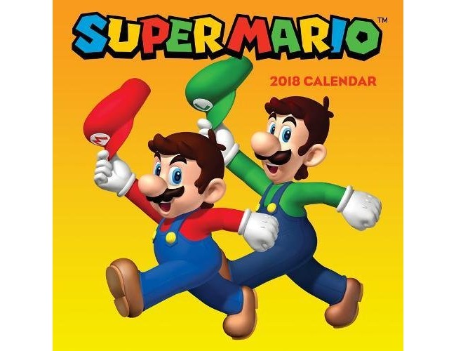 Super Mario 2018 Wall Calendar $7.49 (reg. $14.99)