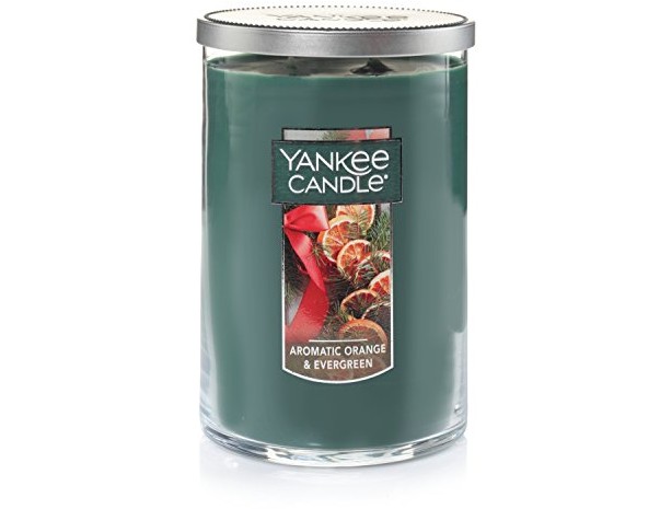 Yankee Candle Large 2-Wick Tumbler Candle, Aromatic Orange & Evergreen $10.99 (reg. $27.99)