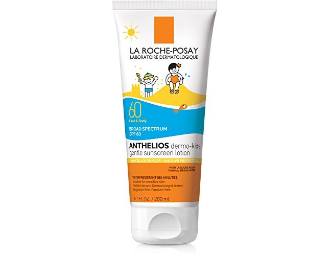 La Roche-Posay Anthelios Kids Sunscreen for Face and Body SPF 60 with Antioxidants and Vitamin E, 6.76 Fl. Oz. $8.47 (reg. $19.99)