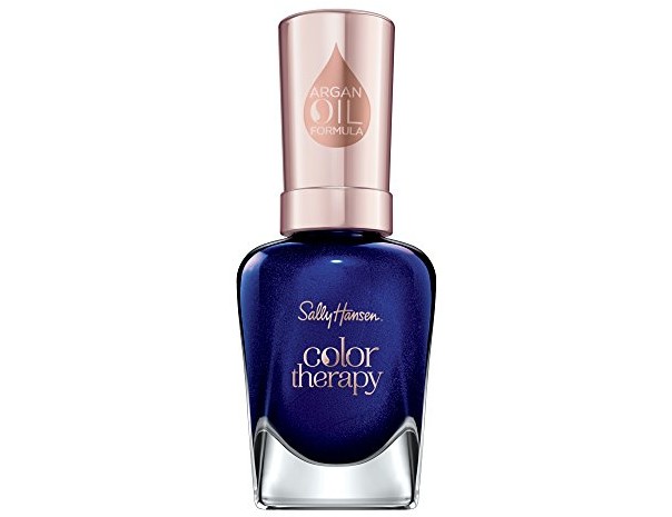 Sally Hansen Color Therapy Nail Polish, Soothing Sapphire, 0.5 Fluid Ounce