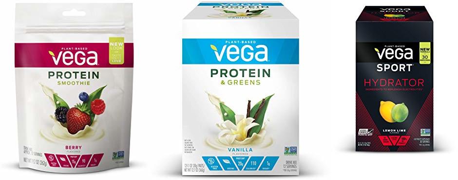 Vega Protein Smoothie, Berry, 12 Servings, 9.2 oz Pouch, Plant Based Vegan Protein Powder, Keto-Friendly, Gluten Free, Non Dairy, Vegan, Non Soy, Non GMO