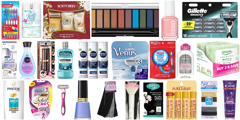 Image of various quality brands of beauty products which have been available at great prices on Amazon