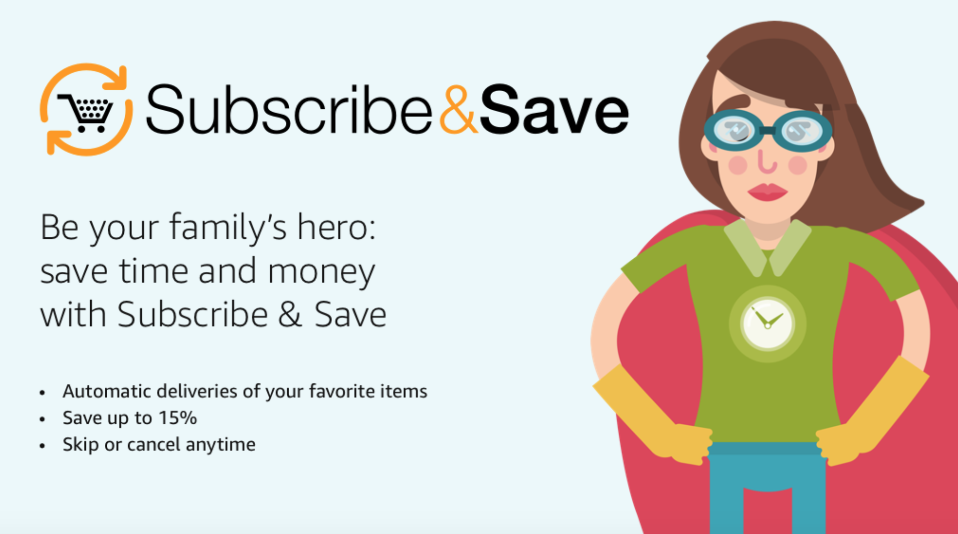 Image of Amazon Subscribe & Save benefits