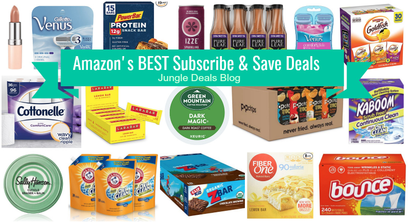 Image of typical Amazon Subscribe & Save deals which could be claimed