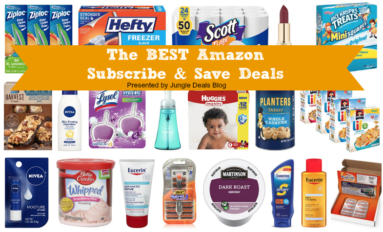 Image of typical Amazon Subscribe & Save deals which could be claimed