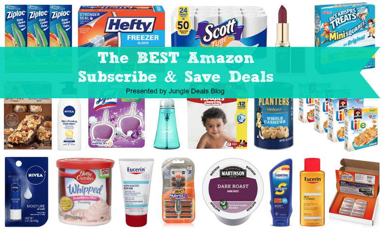 Image of typical Amazon Subscribe & Save deals which could be claimed