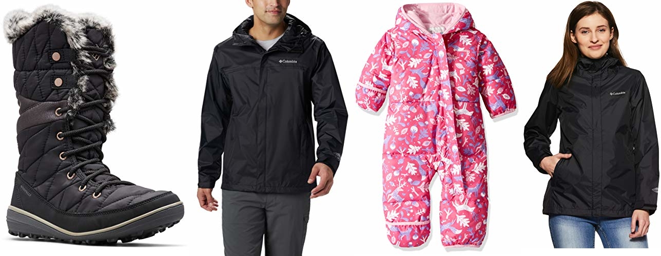 Save up to 35% on Columbia outerwear, clothing, and shoes