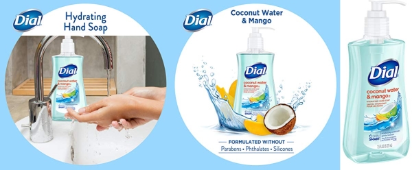 Purchase Dial Liquid Hand Soap, Coconut Water & Mango, 7.5 Fluid Ounces on Amazon.com