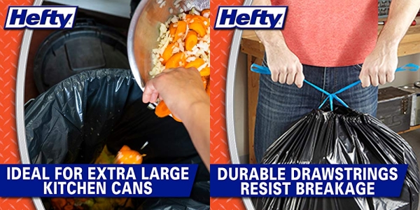 Purchase Hefty Strong Large Trash Bags, 30 Gal, 28 Count on Amazon.com