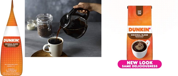 Purchase Dunkin' Original Blend Medium Roast Ground Coffee, 12 Ounces on Amazon.com