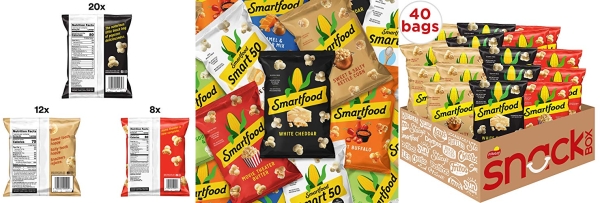 Purchase Smartfood Popcorn Variety Pack, 40 count on Amazon.com